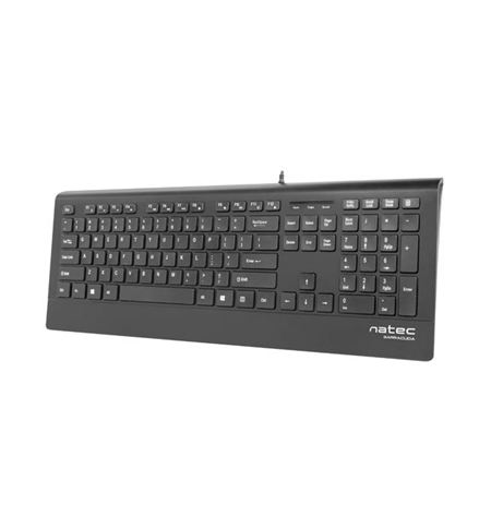 Natec Keyboard, Barracuda, US Layout, Slim