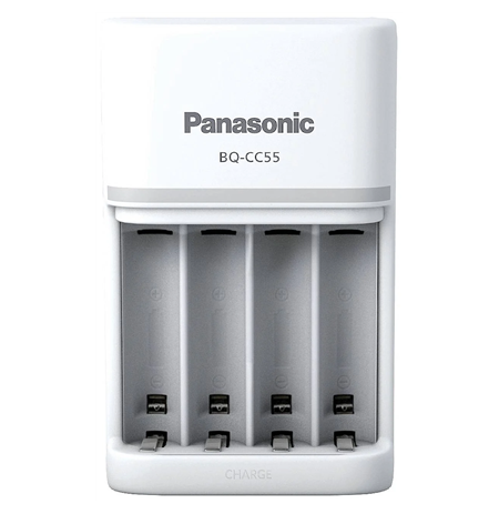 Panasonic Battery Charger ENELOOP BQ-CC55E AA/AAA, 1.5 hours