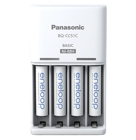 Panasonic Battery Charger ENELOOP K-KJ51MCD04E AA/AAA, 10 hours