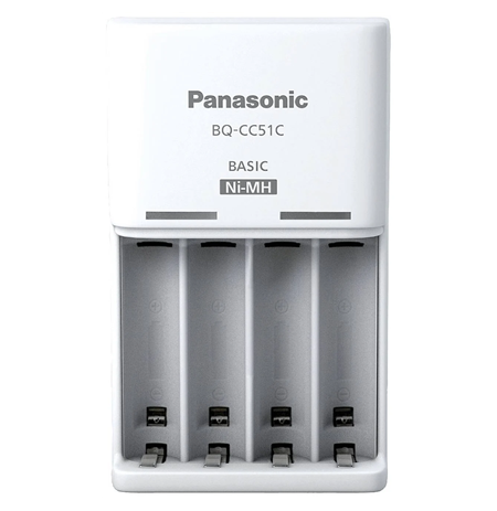 Panasonic Battery Charger ENELOOP BQ-CC51E AA/AAA, 10 hours