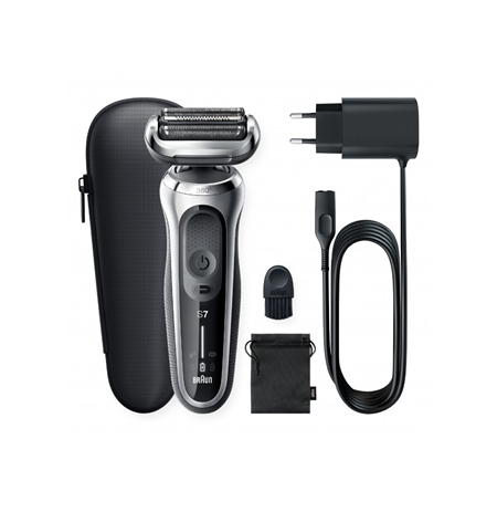 Braun Shaver 71-S1000s	 Operating time (max) 50 min, Wet & Dry, Silver/Black