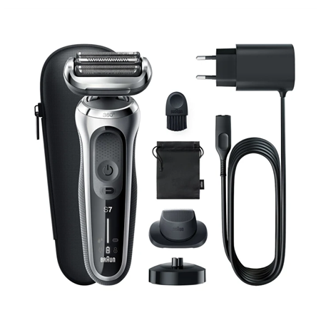 Braun Shaver 71-S4200cs	 Operating time (max) 50 min, Wet & Dry, Silver/Black