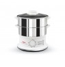 Tefal VC145 steam cooker 2 basket(s) Freestanding White, Stainless steel