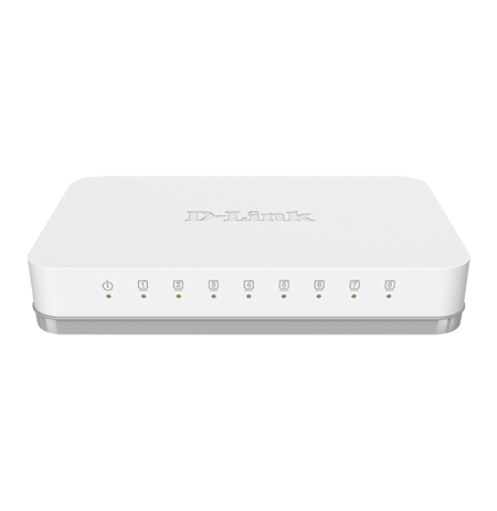 D-Link Switch GO-SW-8G/E Unmanaged, Desktop, 1 Gbps (RJ-45) ports quantity 8