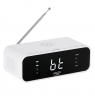 Adler Alarm Clock with Wireless Charger AD 1192W	 AUX in, White, Alarm function