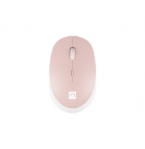 Natec | Mouse | Harrier 2 | Wireless | Bluetooth | White/Pink