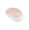 Natec Mouse Harrier 2 	Wireless, White/Pink, Bluetooth