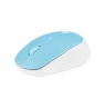 Natec Mouse Harrier 2 	Wireless, White/Blue, Bluetooth