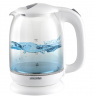 Mesko | Kettle | MS 1302w | Electric | 2200 W | 1.7 L | Glass | 360° rotational base | White