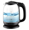 Mesko | Kettle | MS 1302b | Electric | 2200 W | 1.7 L | Glass | 360° rotational base | Black