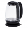 Mesko Kettle MS 1302b Electric, 2200 W, 1.7 L, Glass, 360° rotational base, Black