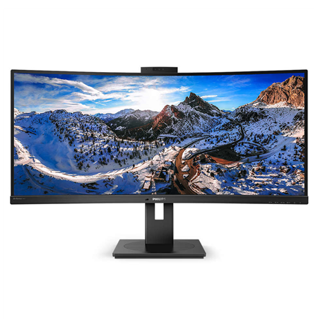 Philips Curved UltraWide 346P1CRH 34  ", VA, WQHD, 3440 x 1440, 21:9, 4 ms, 500 cd/m², Black