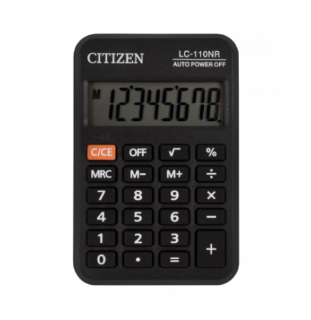 Skaičiuotuvas kišeninis CITIZEN LC-110NR