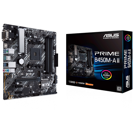 Asus PRIME B450M-A II Memory slots 4