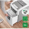 Leitz IQ Autofeed Small Office 100 Automatic Paper Shredder P4