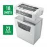 Leitz IQ Home Office P-4 paper shredder Particle-cut shredding 22 cm White