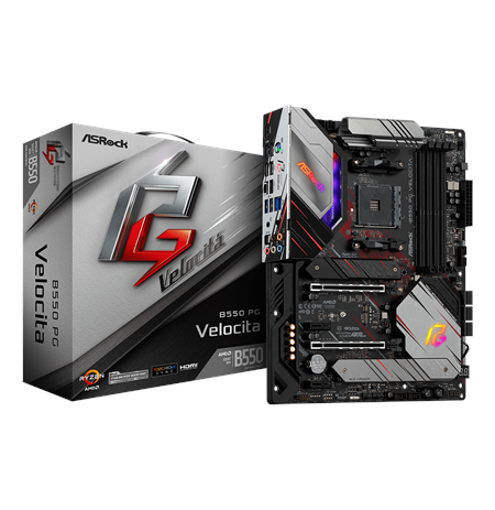 ASRock B550 PG Velocita Processor family AMD