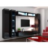 Cabinet VIGO "90" glass 90/35/32 black/black gloss