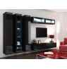 Cabinet VIGO "90" glass 90/35/32 black/black gloss