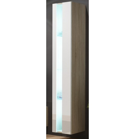 Shelf unit VIGO NEW 180/40/30 sonoma/white gloss