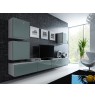 Square cabinet VIGO 50/50/30 white/grey gloss