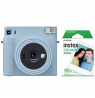 Momentinis fotoaparatas instax SQUARE SQ1 GLACIER BLUE+instax SQUARE glossy (10pl)