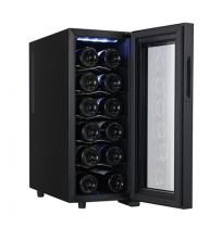 Adler Beverage Pantry AD 8083 Energy efficiency class G Free standing Bottles capacity 12 Black