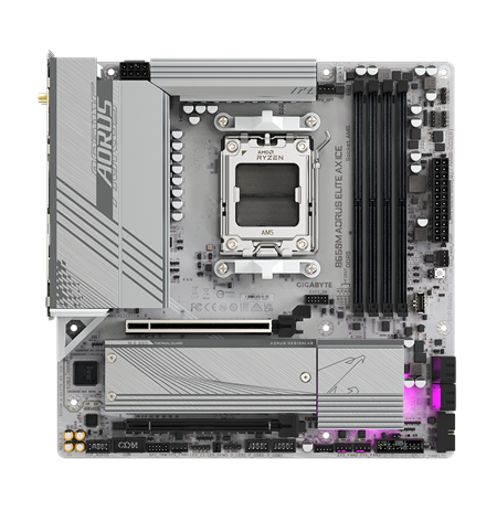 Gigabyte B650M A ELITE AX ICE Processor family AMD Processor socket AM5 DDR5 Supported hard disk drive interfaces SATA