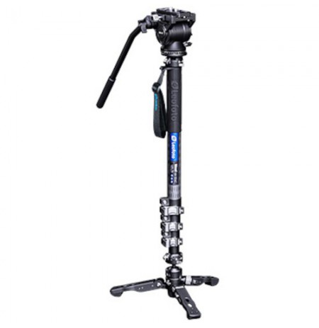 Leofoto MV-324C+BV-10 Video Monopod System with Fluid Video Head